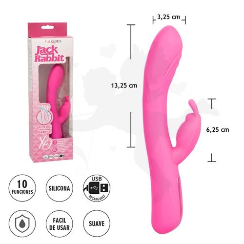 Jack rabbit estimulador de punto G con 10 modos de vibracion